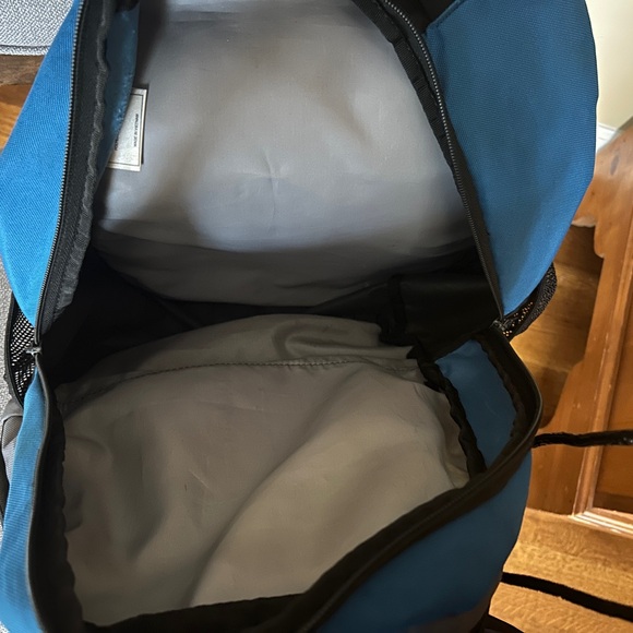 Adidas Gray and Blue Men's Backpack - Picture 4 of 5